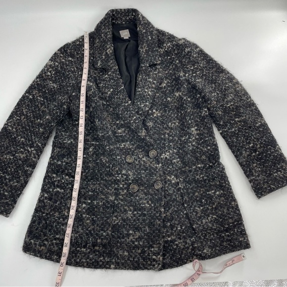 J.‎ Jill 2 button Coat Alpaca Wool Boucle midi Jacket - Picture 5 of 14